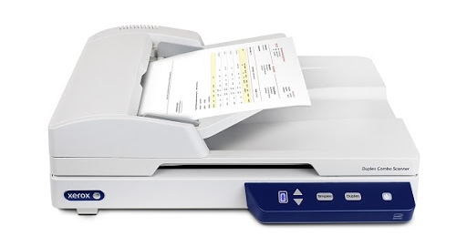 xerox анонсировала новый планшетный сканер xerox duplex combo scanner